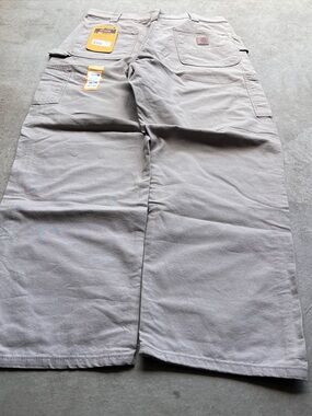 Carhartt Loose Fit Canvas Workwear Wide-Leg Cargo Pants